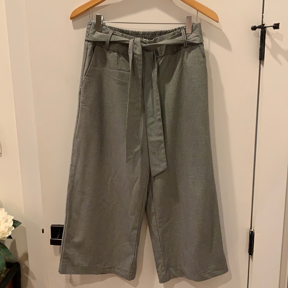 houndstooth culottes